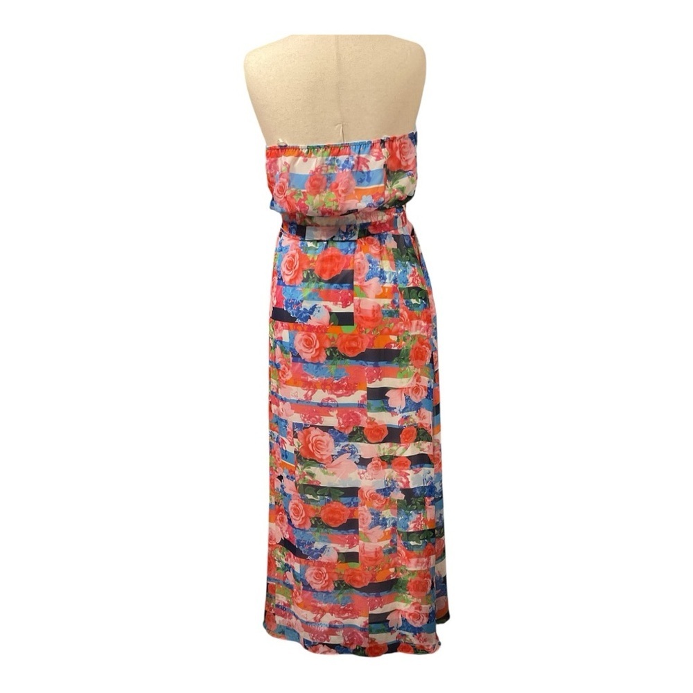 Jessica Simpson Women’ Halter Floral Maxi Dress Size 6 - Picture 2 of 9
